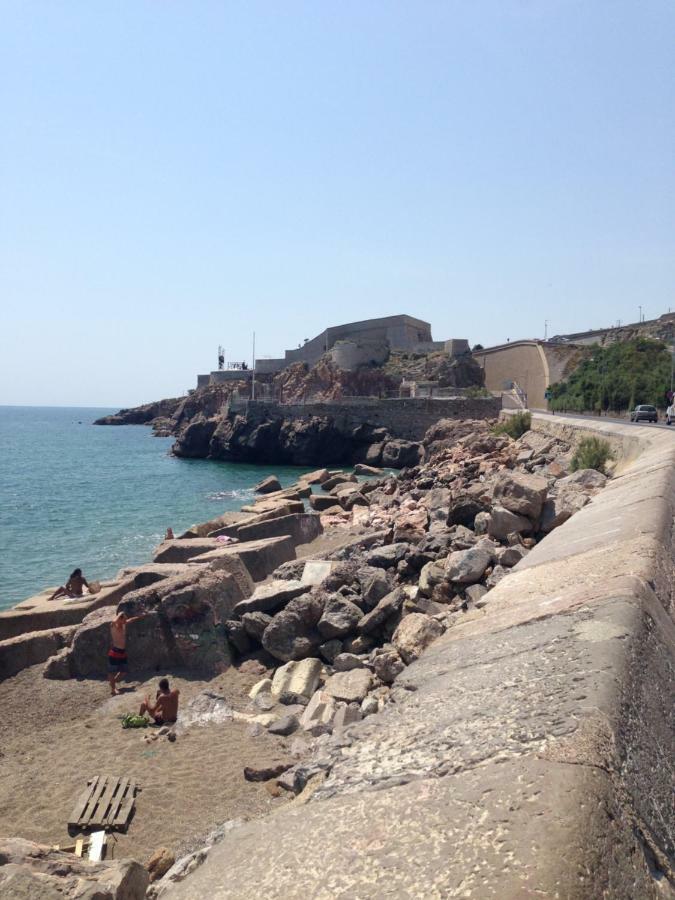 Résidence avec piscine et box, vue sur mer Sète Extérieur photo
